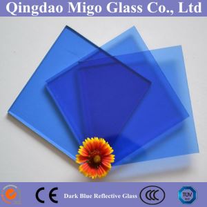 Dark Blue Reflective Glass