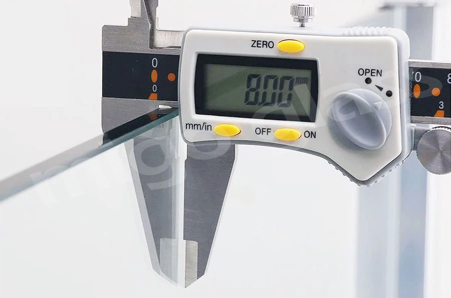 safety tempered shower glass