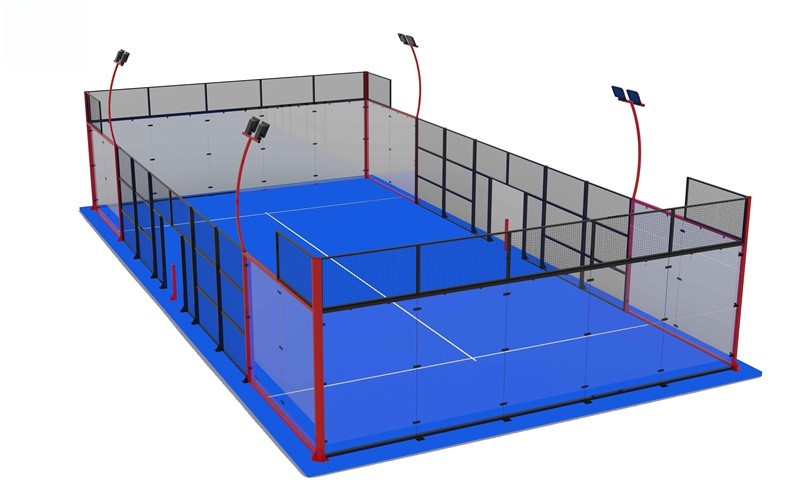 padel court consists of 18 glass - padel court consists of 18 glass -