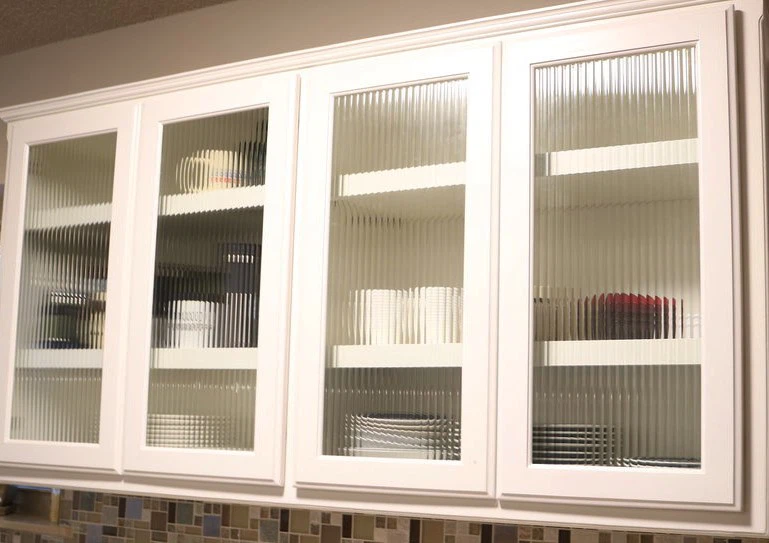 Textured glass cabinet doors Textured glass cabinet doors
