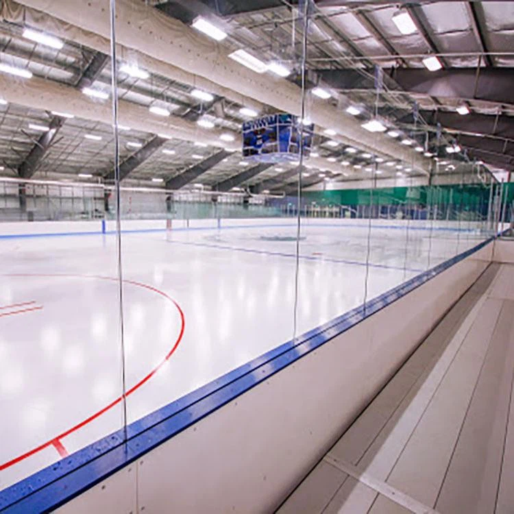 Tempered Glass for Hockey Rinks