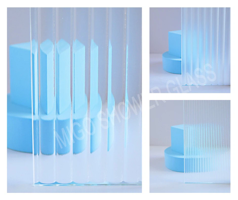 Low Iron Fluted Glass