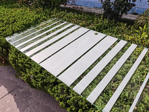 10mm Acid-Etched Glass Barn Doors in Production For UK Project