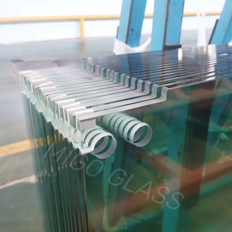 sliding shower glass