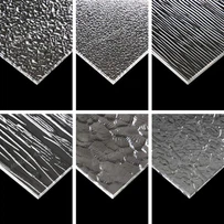 Clear Patterned Building Glass