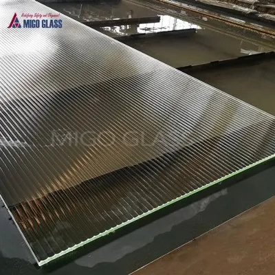 Shower Door Fluted Glass
