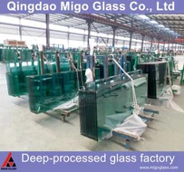 Big size tempered glass panels