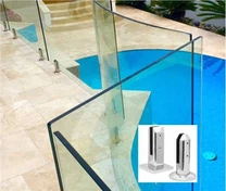 Tempered glass for swimming pool fence